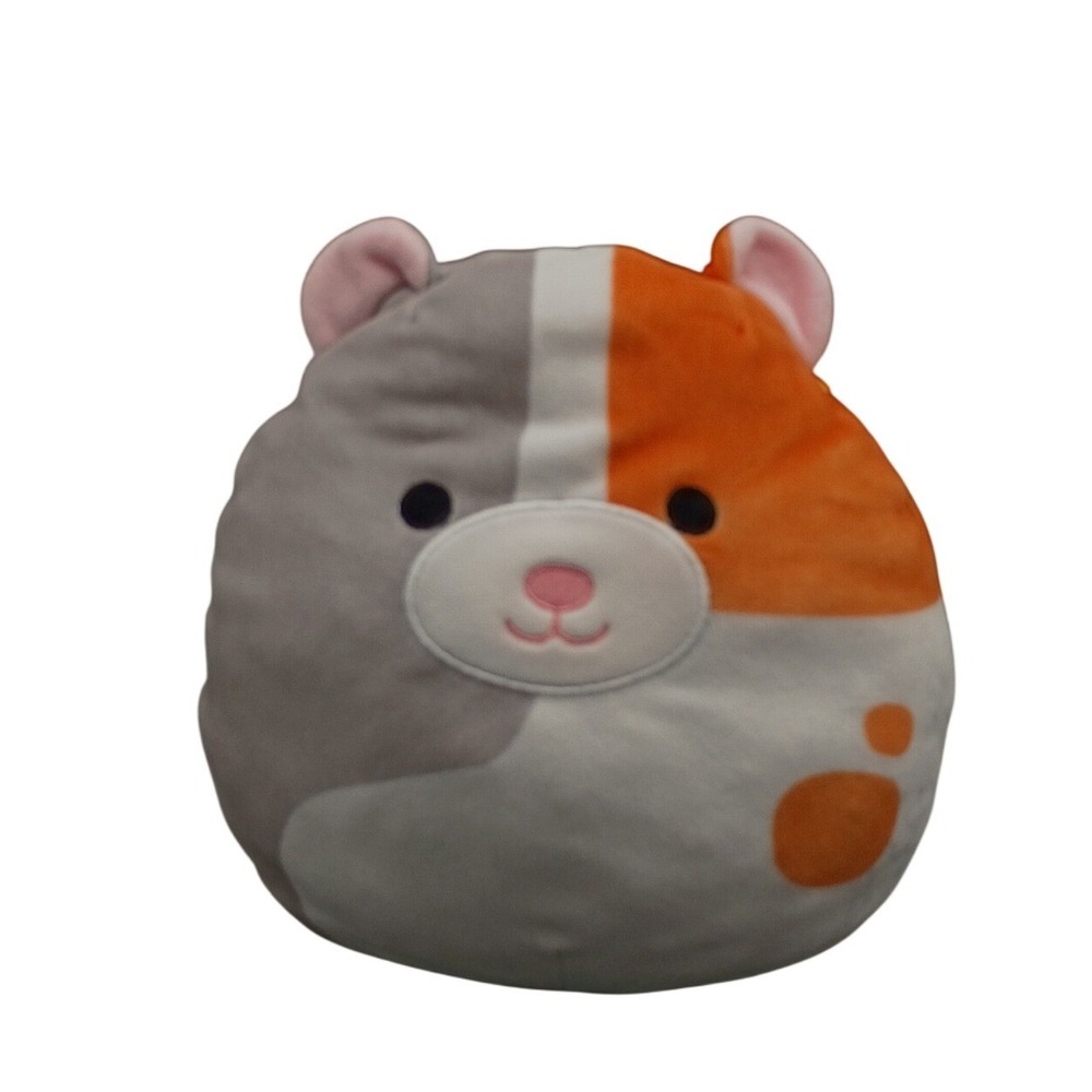 Squishmallows Kellytoy Calico Cat Grey Orange White Plush Stuffed Animal 8 inch